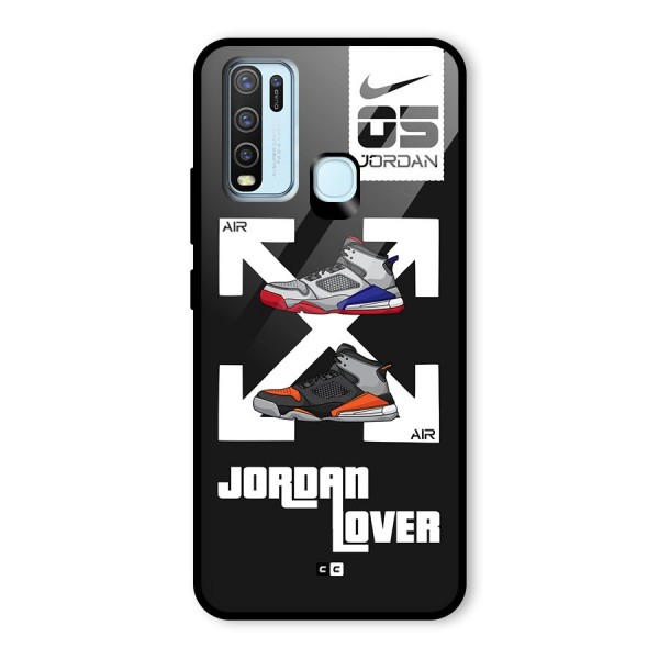 Air Shoe Lover Glass Back Case for Vivo Y30