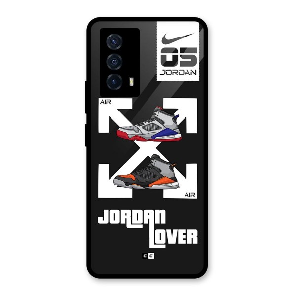 Air Shoe Lover Glass Back Case for Vivo iQOO Z5