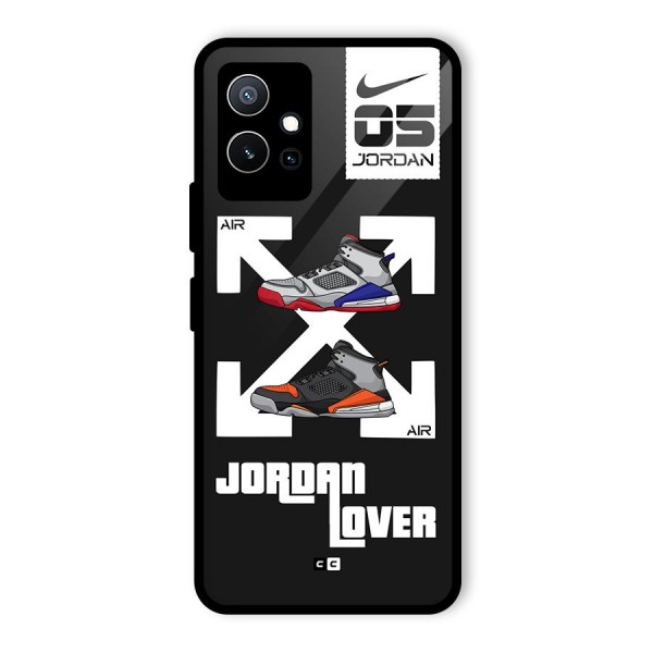 Air Shoe Lover Glass Back Case for Vivo iQOO Z6