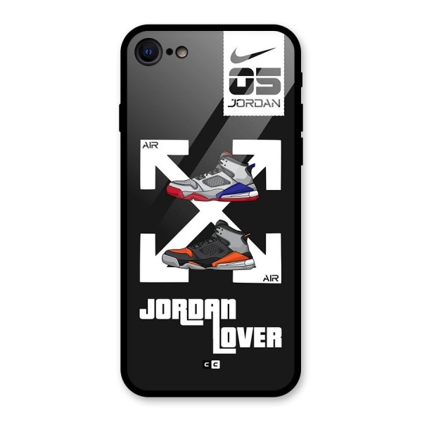 Air Shoe Lover Glass Back Case for iPhone 8