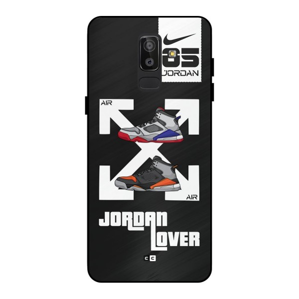 Air Shoe Lover Metal Back Case for Galaxy J8