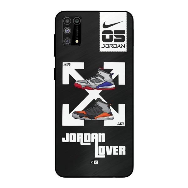 Air Shoe Lover Metal Back Case for Galaxy M31