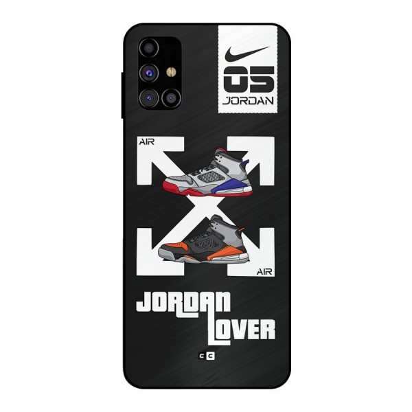 Air Shoe Lover Metal Back Case for Galaxy M31s