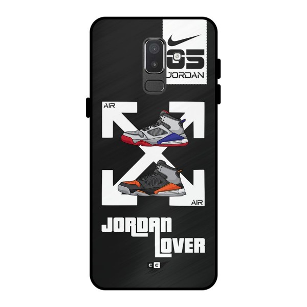 Air Shoe Lover Metal Back Case for Galaxy On8 (2018)