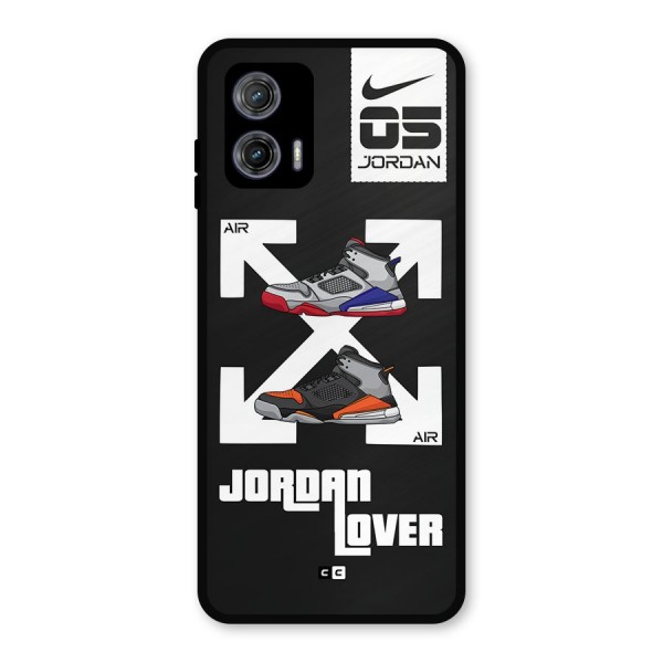 Air Shoe Lover Metal Back Case for Moto G73