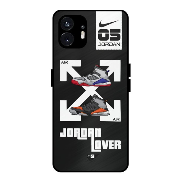 Air Shoe Lover Metal Back Case for Nothing Phone 2