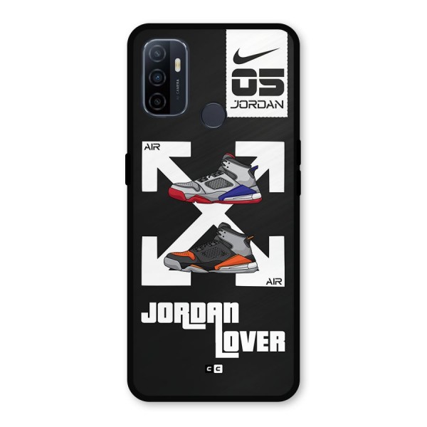 Air Shoe Lover Metal Back Case for Oppo A53