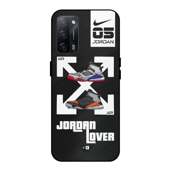 Air Shoe Lover Metal Back Case for Oppo A53s 5G