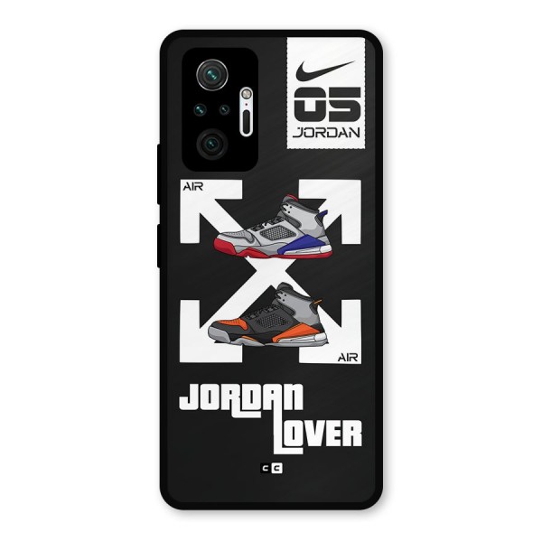 Air Shoe Lover Metal Back Case for Redmi Note 10 Pro