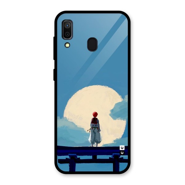 Akaza Waiting Glass Back Case for Galaxy A30