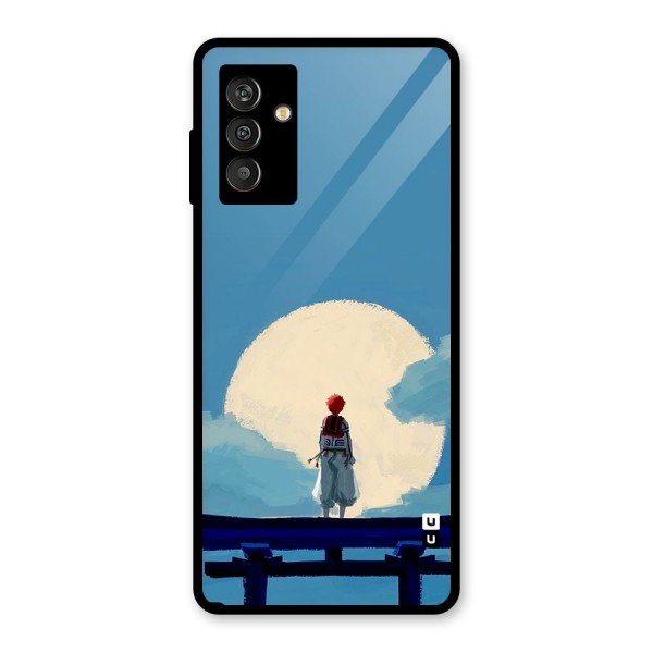 Akaza Waiting Glass Back Case for Galaxy M13