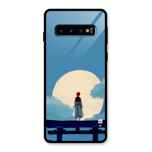 Akaza Waiting Glass Back Case for Galaxy S10