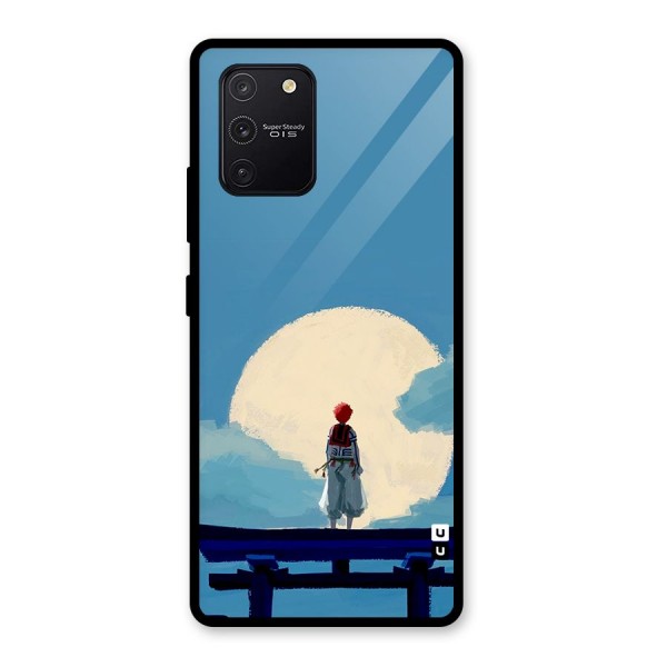 Akaza Waiting Glass Back Case for Galaxy S10 Lite