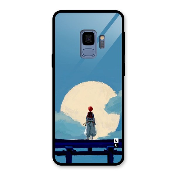 Akaza Waiting Glass Back Case for Galaxy S9