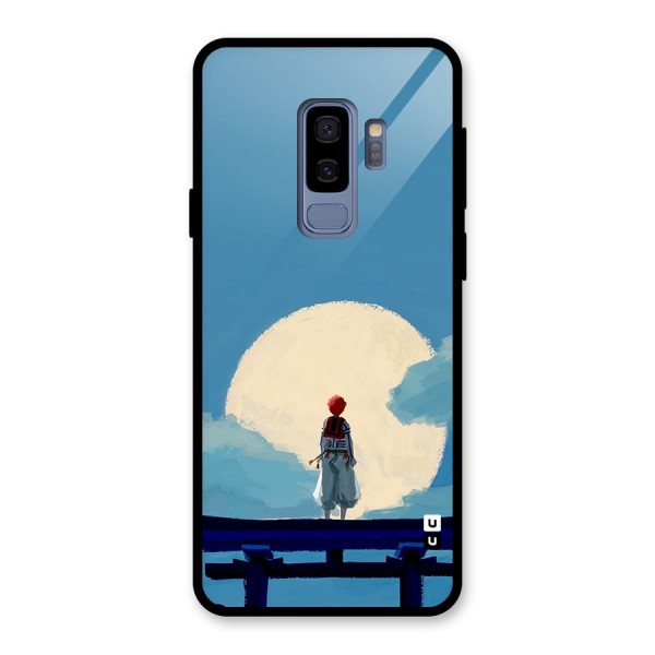 Akaza Waiting Glass Back Case for Galaxy S9 Plus