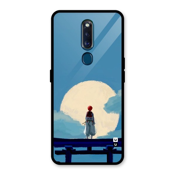 Akaza Waiting Glass Back Case for Oppo F11 Pro