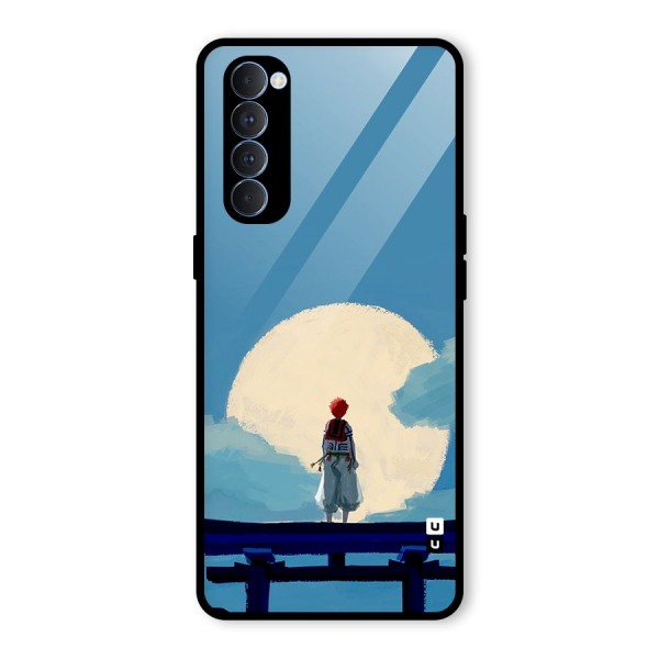 Akaza Waiting Glass Back Case for Oppo Reno4 Pro