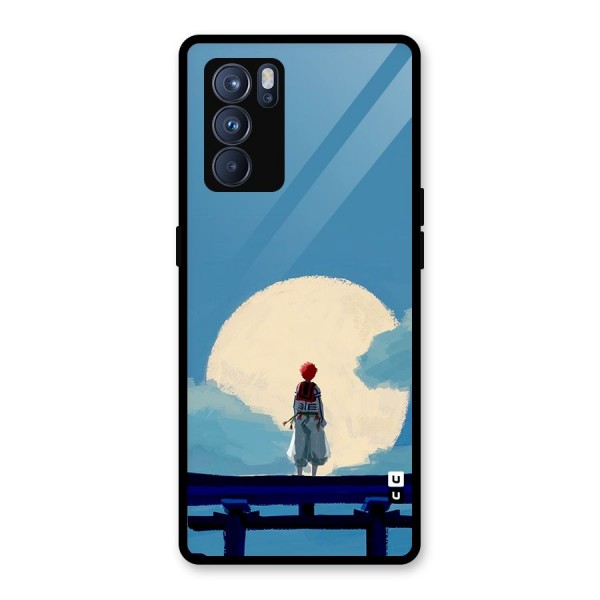 Akaza Waiting Glass Back Case for Oppo Reno6 Pro 5G