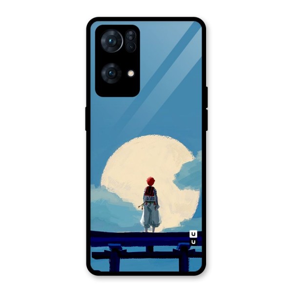 Akaza Waiting Glass Back Case for Oppo Reno7 Pro 5G