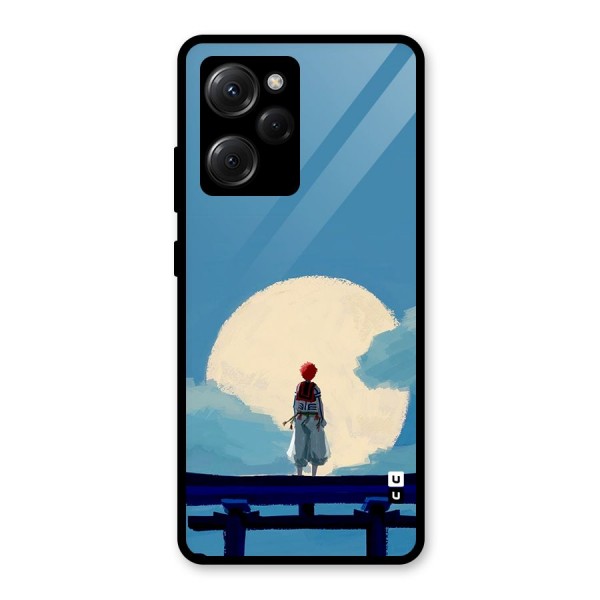 Akaza Waiting Glass Back Case for Poco X5 Pro