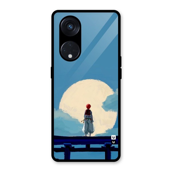 Akaza Waiting Glass Back Case for Reno8 T 5G