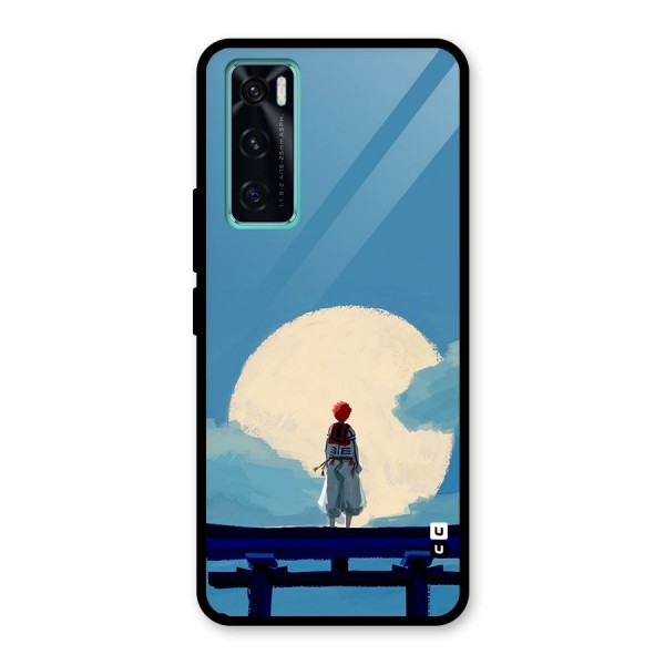 Akaza Waiting Glass Back Case for Vivo V20 SE