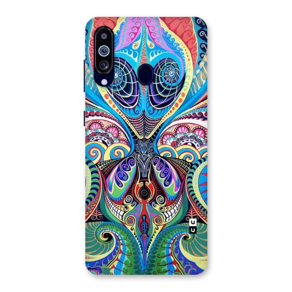 Alien Psychedelic Art Back Case for Galaxy A60