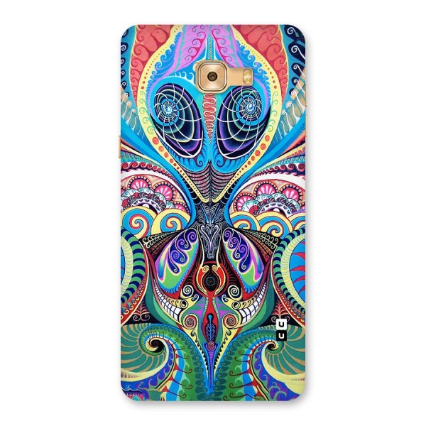 Alien Psychedelic Art Back Case for Galaxy C9 Pro