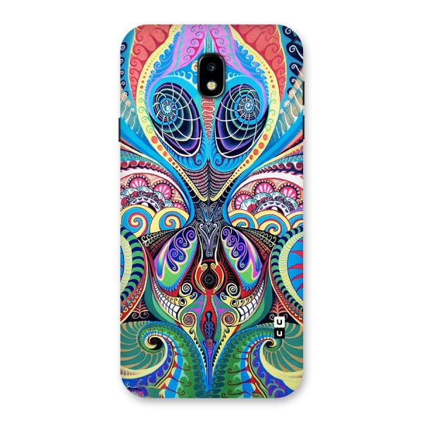 Alien Psychedelic Art Back Case for Galaxy J7 Pro