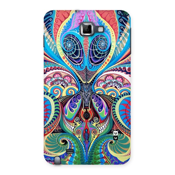 Alien Psychedelic Art Back Case for Galaxy Note