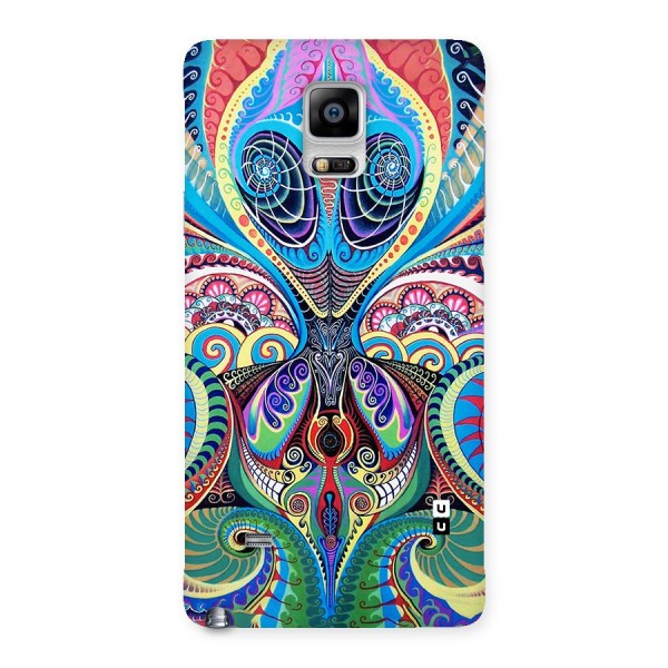 Alien Psychedelic Art Back Case for Galaxy Note 4