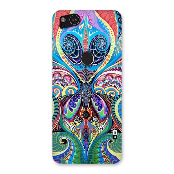 Alien Psychedelic Art Back Case for Google Pixel 2