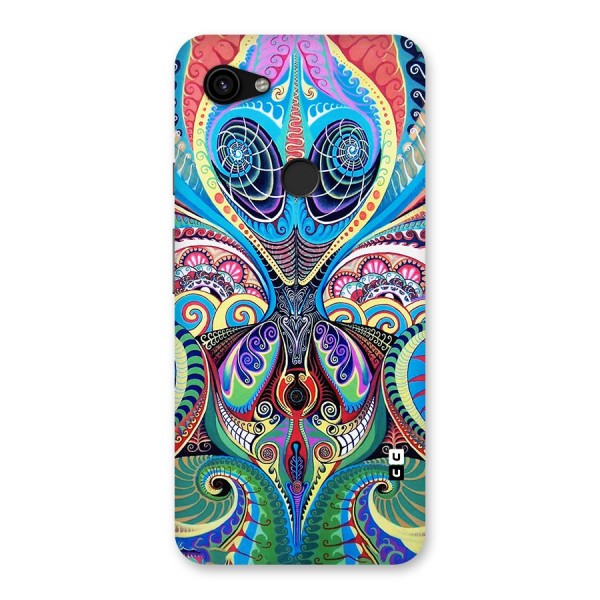 Alien Psychedelic Art Back Case for Google Pixel 3a XL