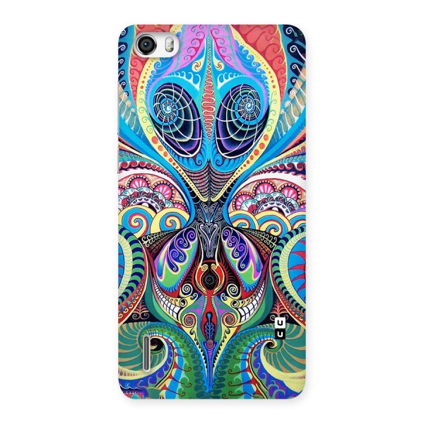 Alien Psychedelic Art Back Case for Honor 6