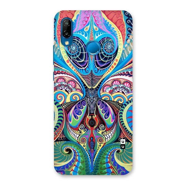 Alien Psychedelic Art Back Case for Huawei P20 Lite