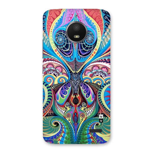 Alien Psychedelic Art Back Case for Moto E4