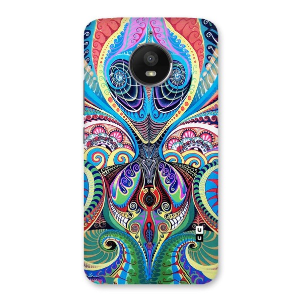 Alien Psychedelic Art Back Case for Moto E4 Plus