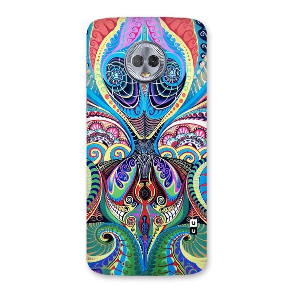 Alien Psychedelic Art Back Case for Moto G6