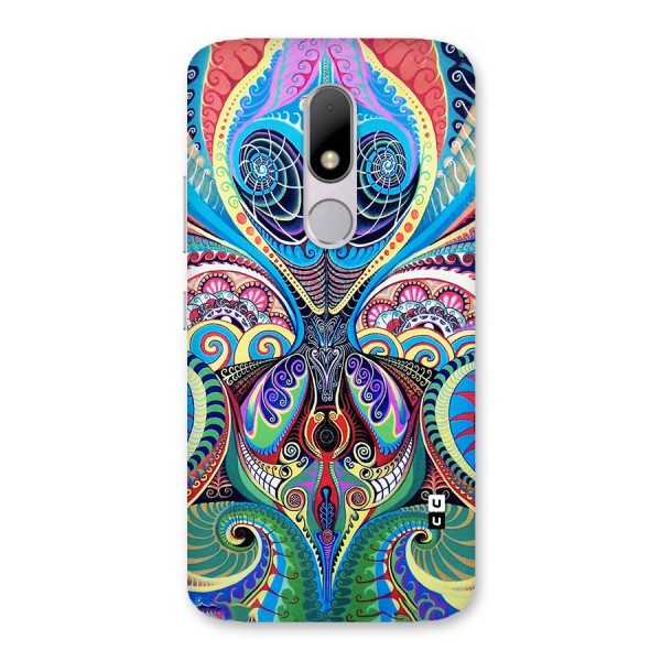 Alien Psychedelic Art Back Case for Moto M