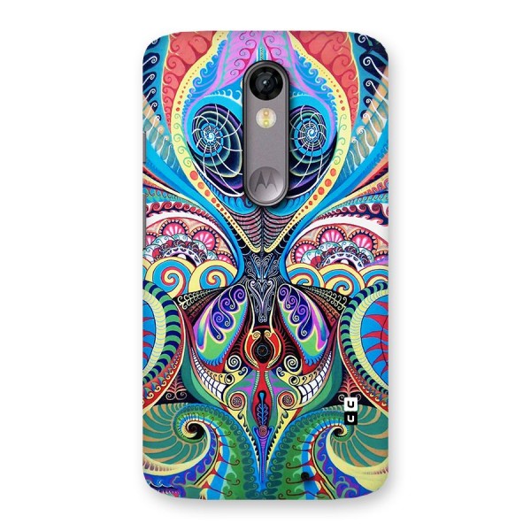 Alien Psychedelic Art Back Case for Moto X Force