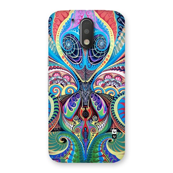 Alien Psychedelic Art Back Case for Motorola Moto G4