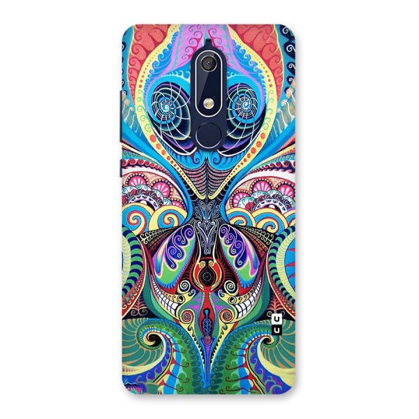 Alien Psychedelic Art Back Case for Nokia 5.1