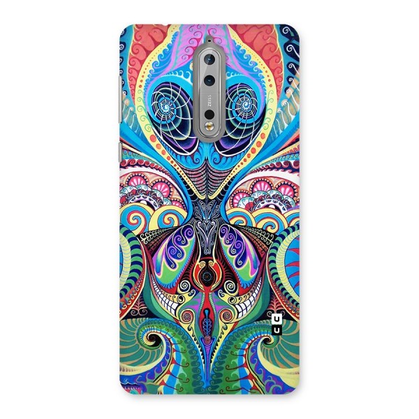 Alien Psychedelic Art Back Case for Nokia 8