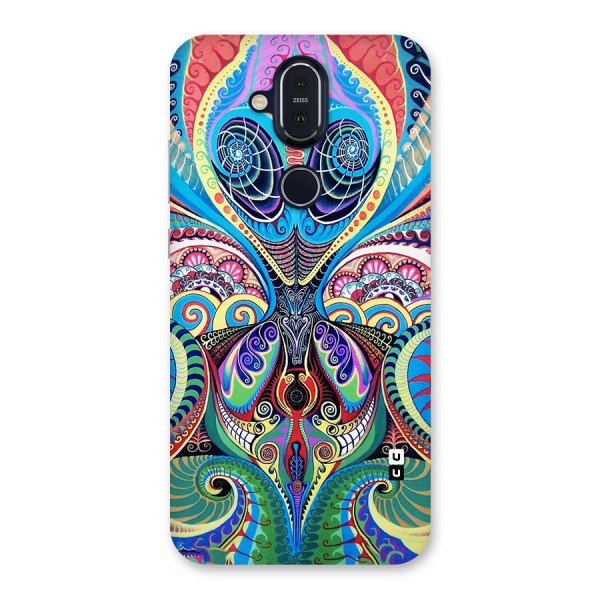 Alien Psychedelic Art Back Case for Nokia 8.1