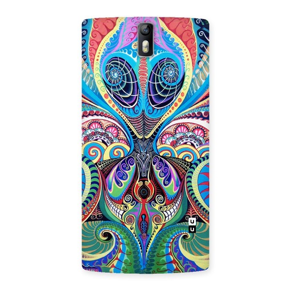 Alien Psychedelic Art Back Case for One Plus One