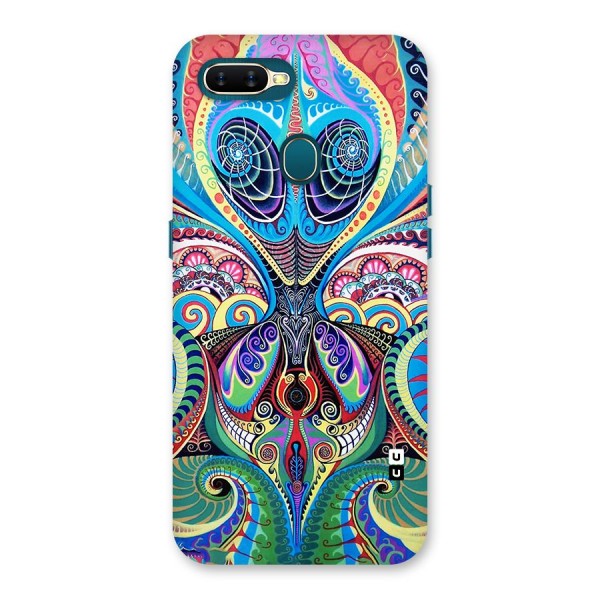 Alien Psychedelic Art Back Case for Oppo A12