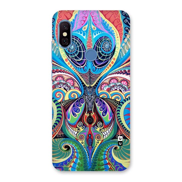 Alien Psychedelic Art Back Case for Redmi Note 6 Pro