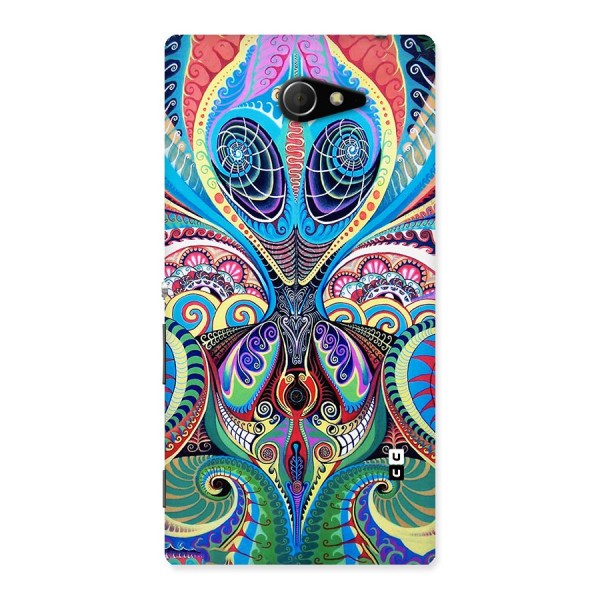 Alien Psychedelic Art Back Case for Sony Xperia M2