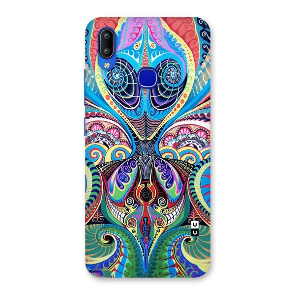 Alien Psychedelic Art Back Case for Vivo Y91