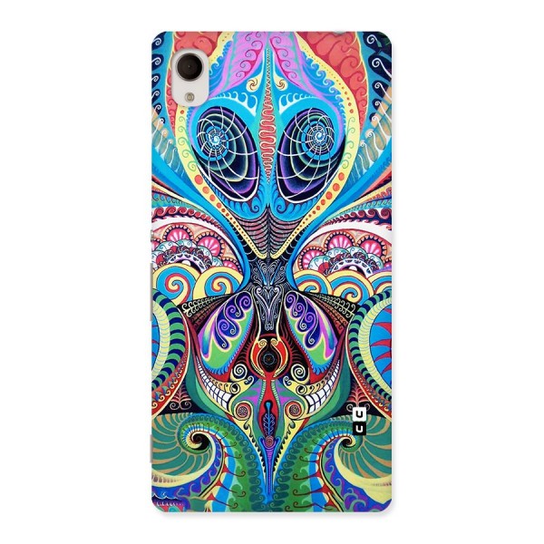 Alien Psychedelic Art Back Case for Xperia M4 Aqua